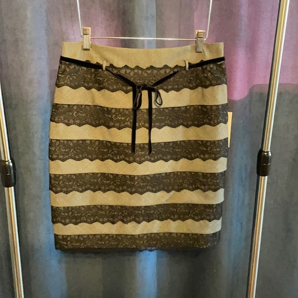 NWT Robert Rodriguez  Grey and Black Skirt - Picture 12 of 13